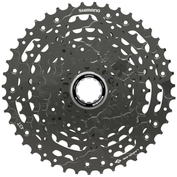Shimano CUES CS-LG400 Linkglide kasete, 10 ātrumu