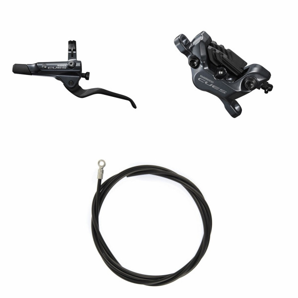 Shimano CUES BL-U8000 hidraulisko disku bremžu rokturis ar BR-U8020 suports | Kreisais | Priekšējais