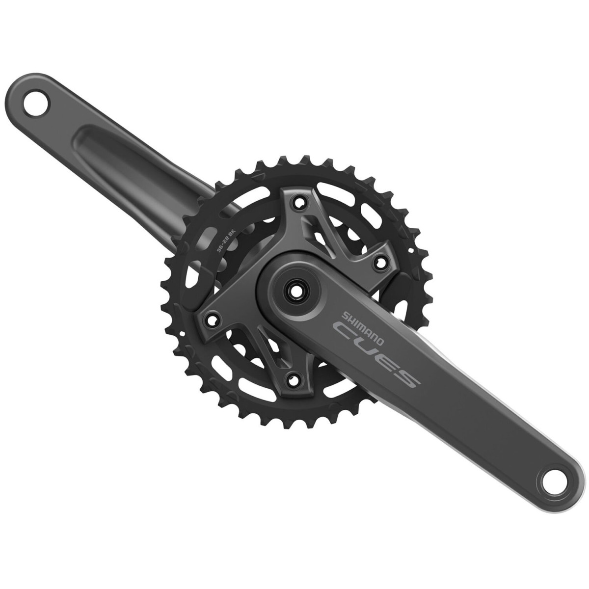 Shimano CUES FC-U6000-2B klaņi | 36-22T | 2x11/10/9 ātrumu