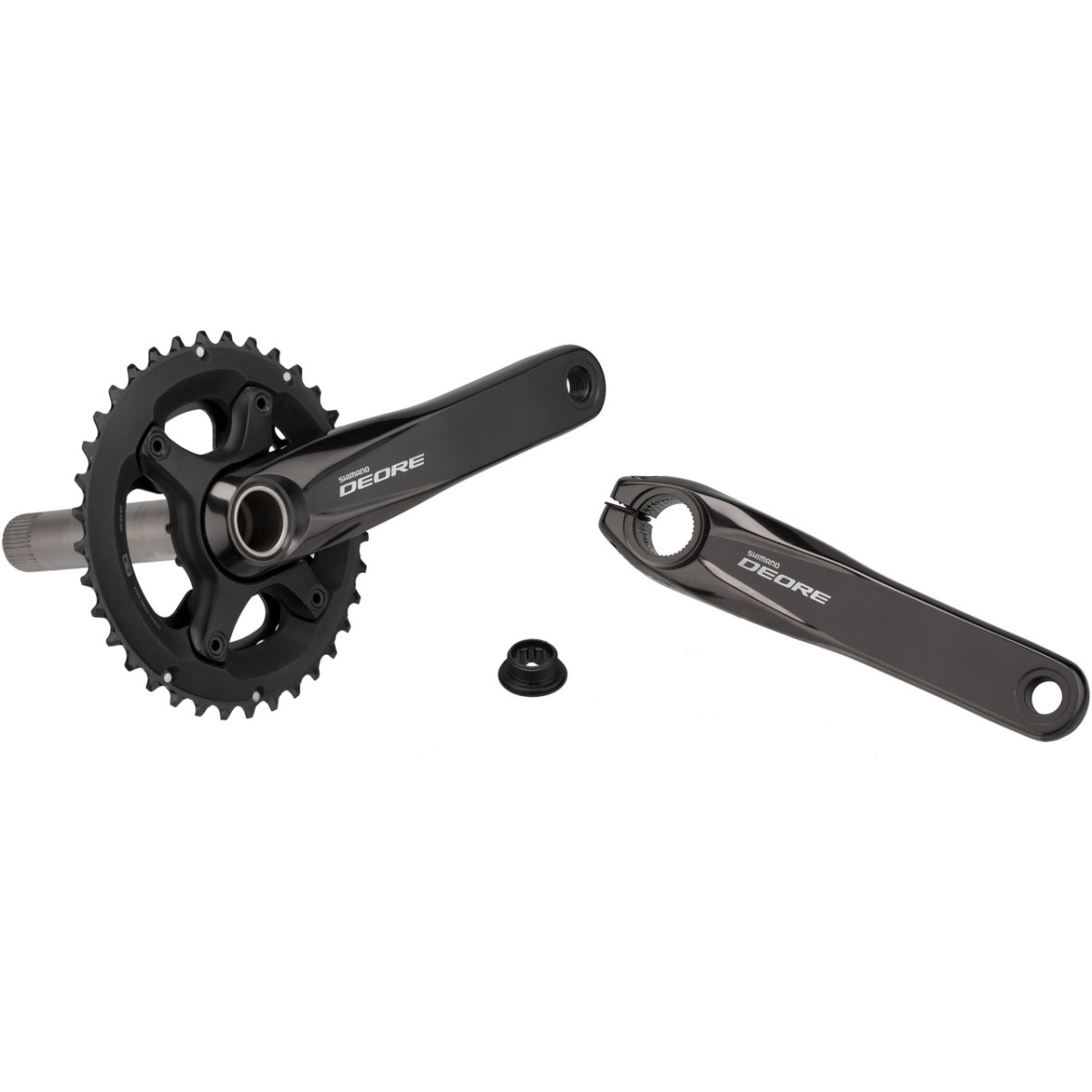 Shimano Deore FC-M6000-2 klaņi | 38-28 T, 2x10 ātrumu