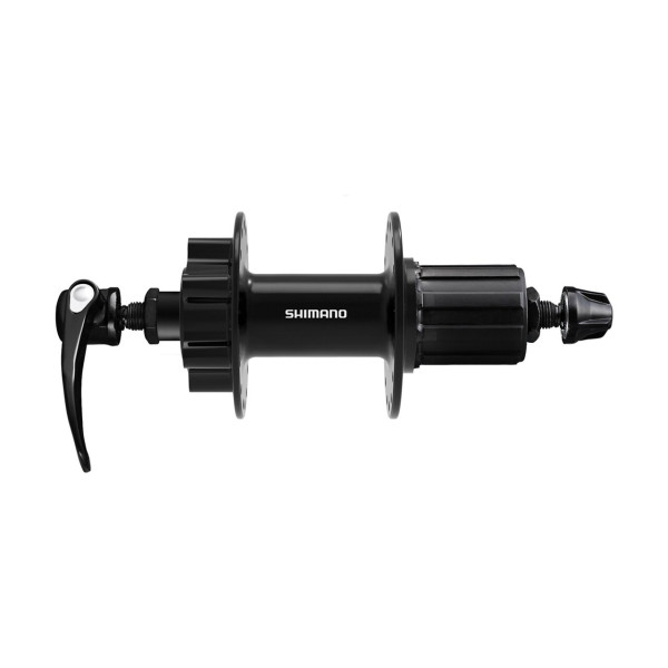 Shimano Deore FH-QB400-HM aizmugurējā rumba | 6-Bolt | QR 9x135 mm | 8/9/10/11 ātrumi
