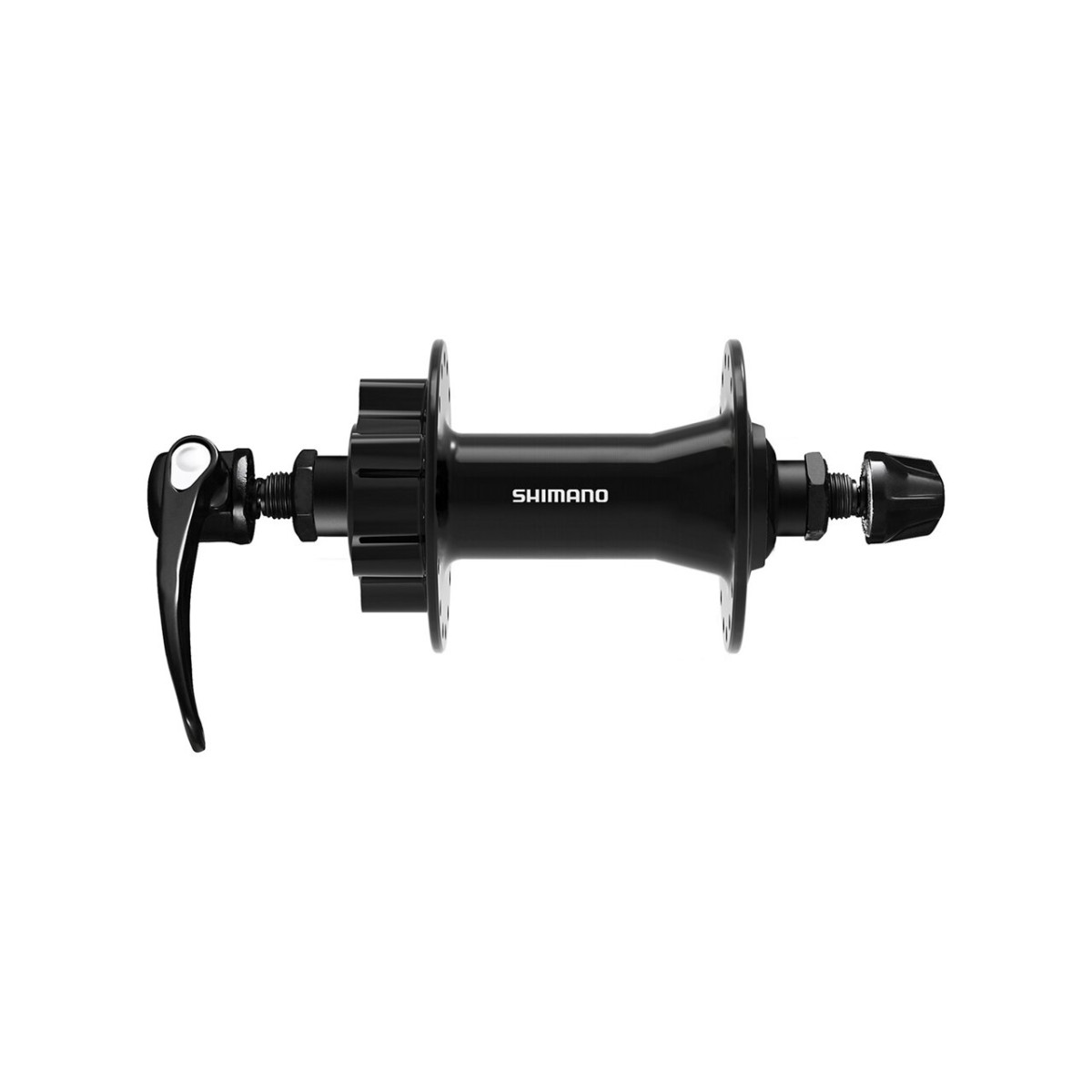 Shimano Deore FH-QB400-HM priekšējā rumba | 6-Bolt | QR 9x135 mm | 8/9/10/11 ātrumi