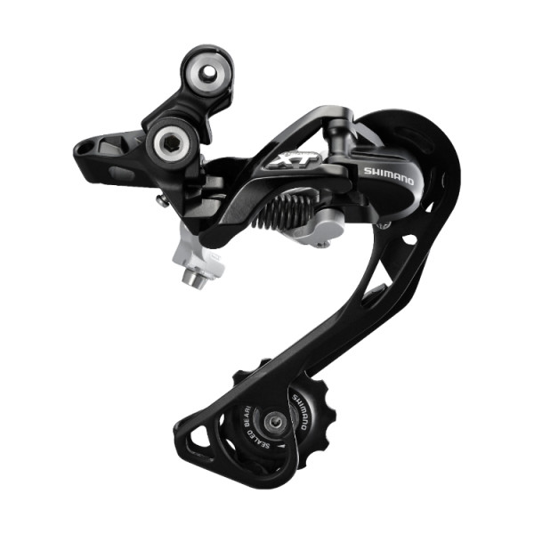 Shimano Deore XT RD-M781 SGS aizmugurējais pārslēdzējs 10 ātrumu / melna Shimano Deore XT RD-M781 SGS aizmugurējais pārslēdzējs 10 ātrumu / melna