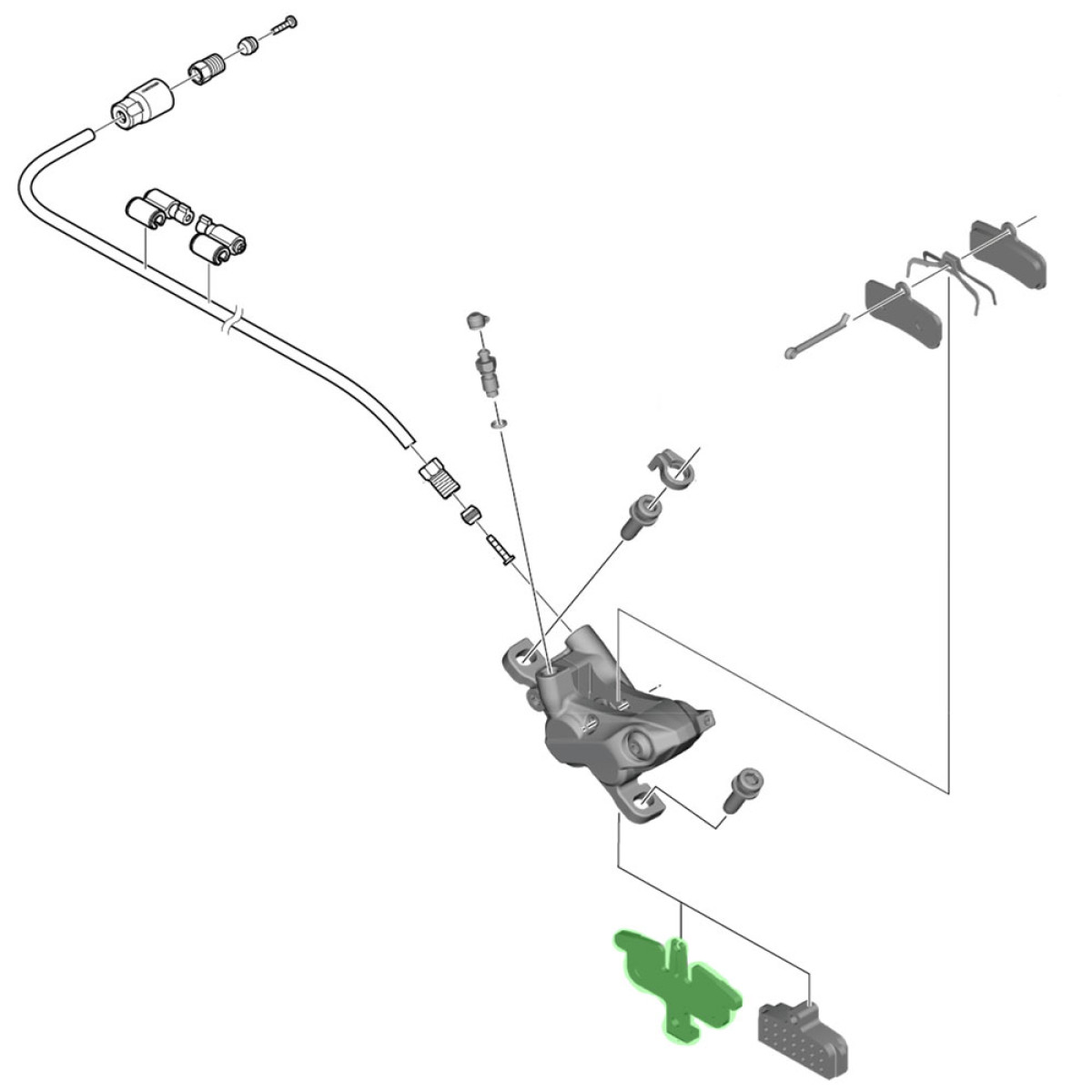 Bremžu kluču starplika | BR-M520