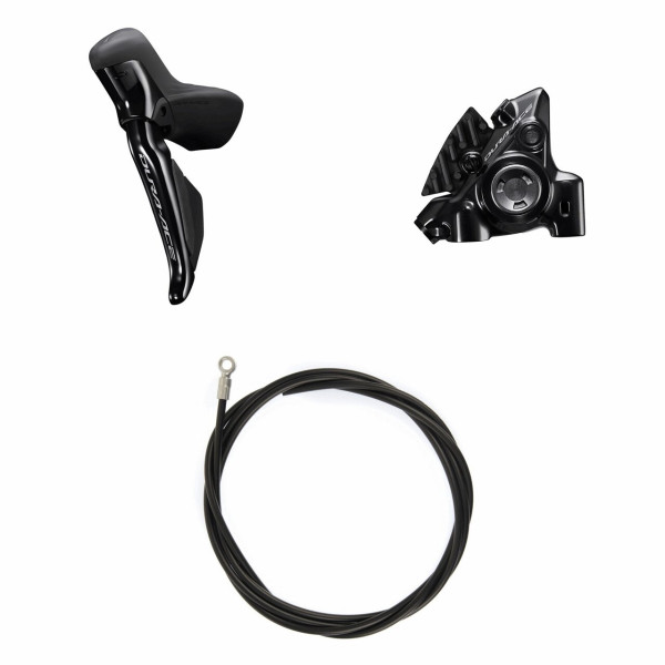 Shimano Dura-Ace Di2 ST-R9270 pārslēdzēju/bremžu rokturu komplekts ar BR-R9270 suports | 2 ātrumi | Kreisais | Priekšējais