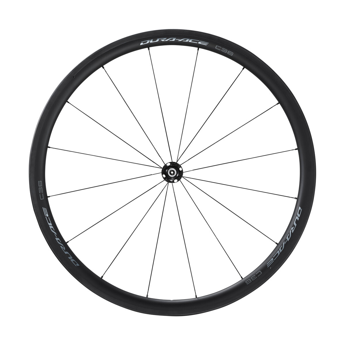 Shimano Dura Ace WH-R9200-C36 bezcauruļu disku oglekļa priekšējais rats