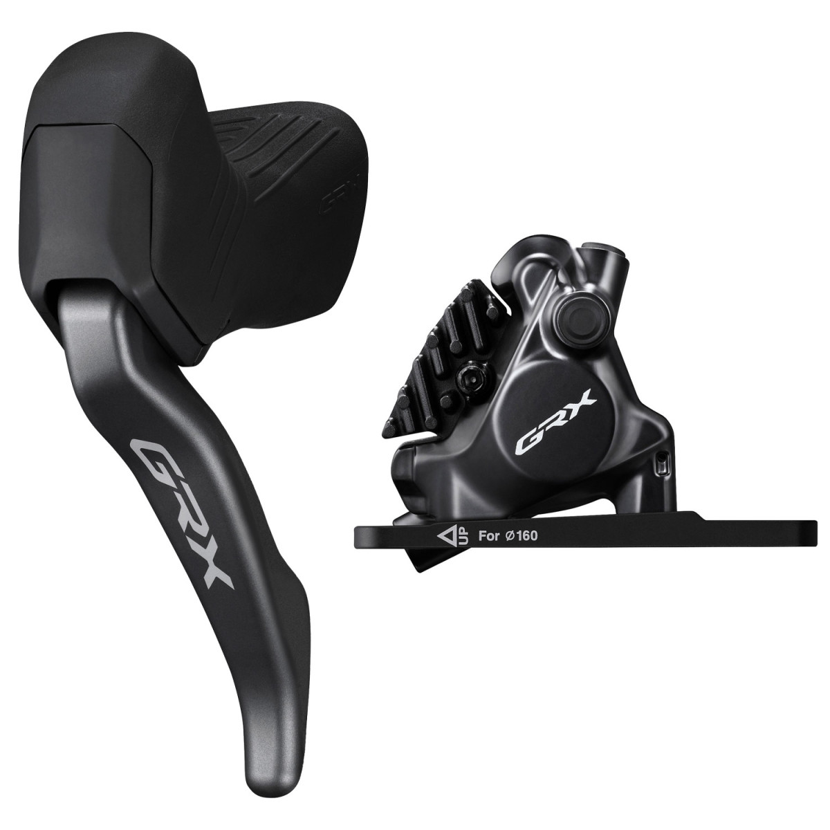 Shimano GRX BL-RX825 hidrauliskā disku bremžu svira ar BR-RX820 suportu | Left | Front