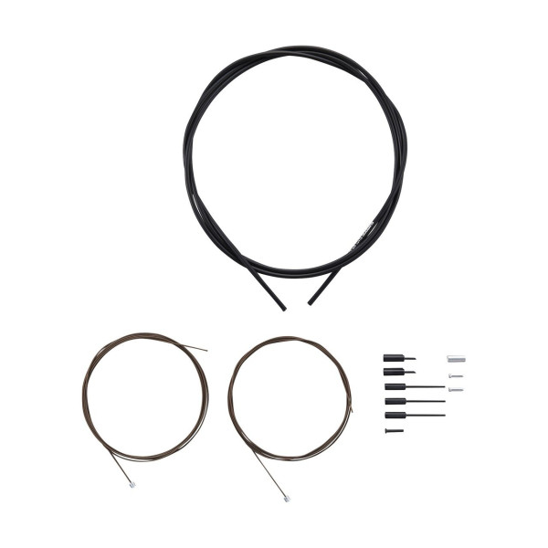 Shimano OT-SP41 Polymer ātrumu pārslēgšanas kabeļu komplekts | Road | Black Shimano OT-SP41 Polymer ātrumu pārslēgšanas kabeļu komplekts | Road | Black