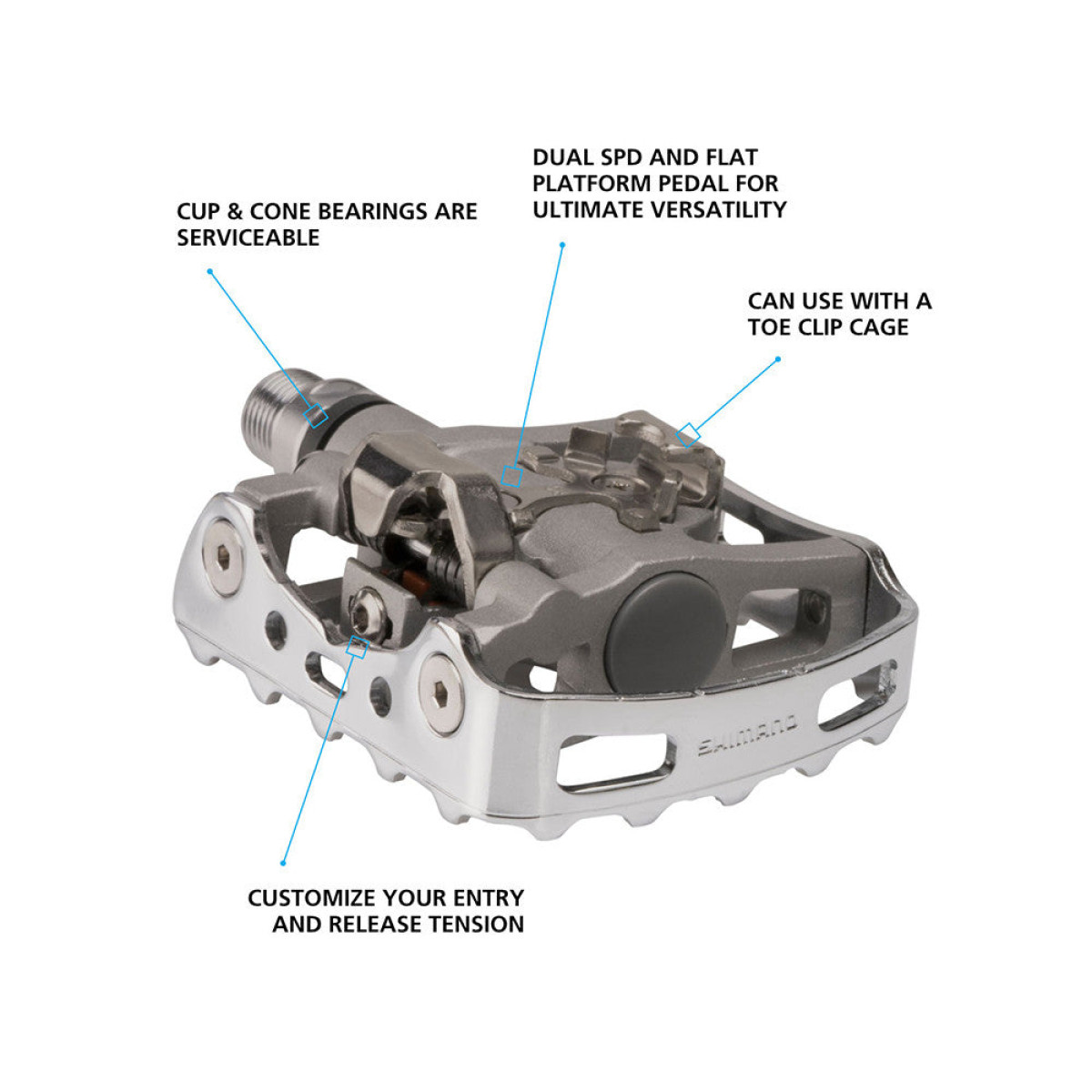 Shimano PD-M324 pedāļi