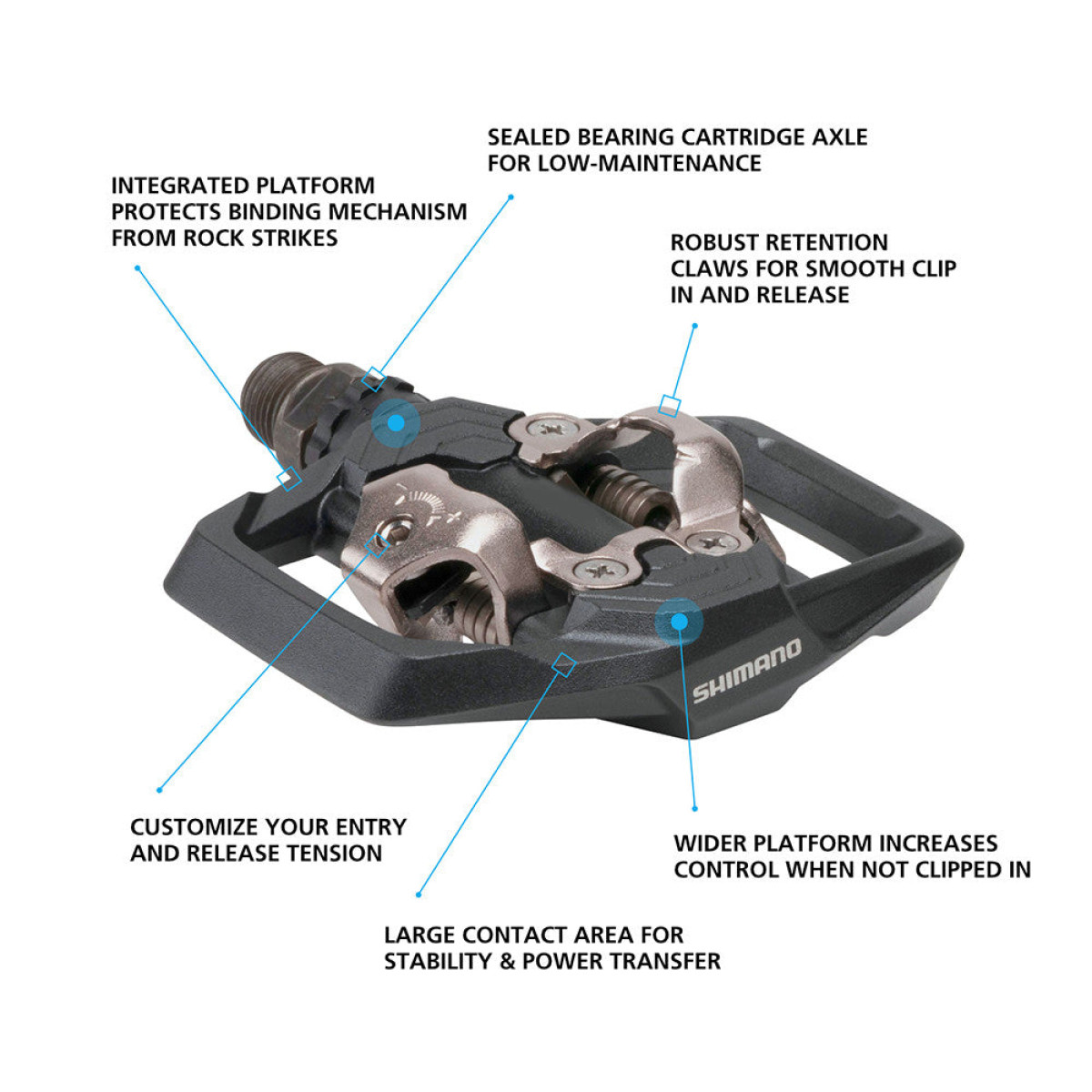 Shimano PD-ME700 pedāļi