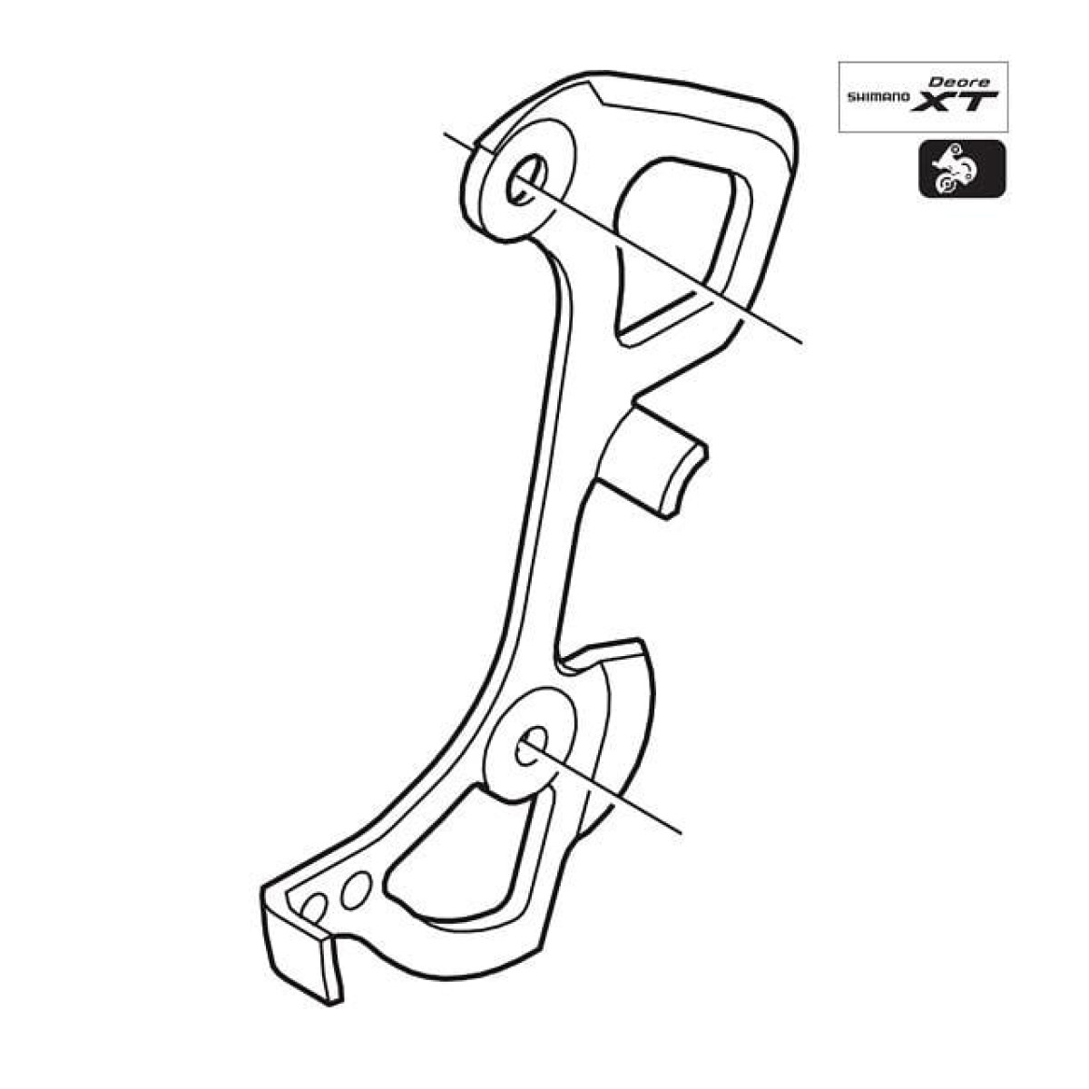 Shimano RD-M770 GS aizmugurējā pārslēdzēja iekšējā kāja