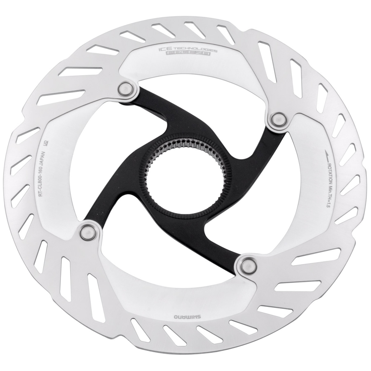 Shimano RT-CL800 Ice-Tech Freeza Center-Lock disku bremžu rotors | ārējais zobojums