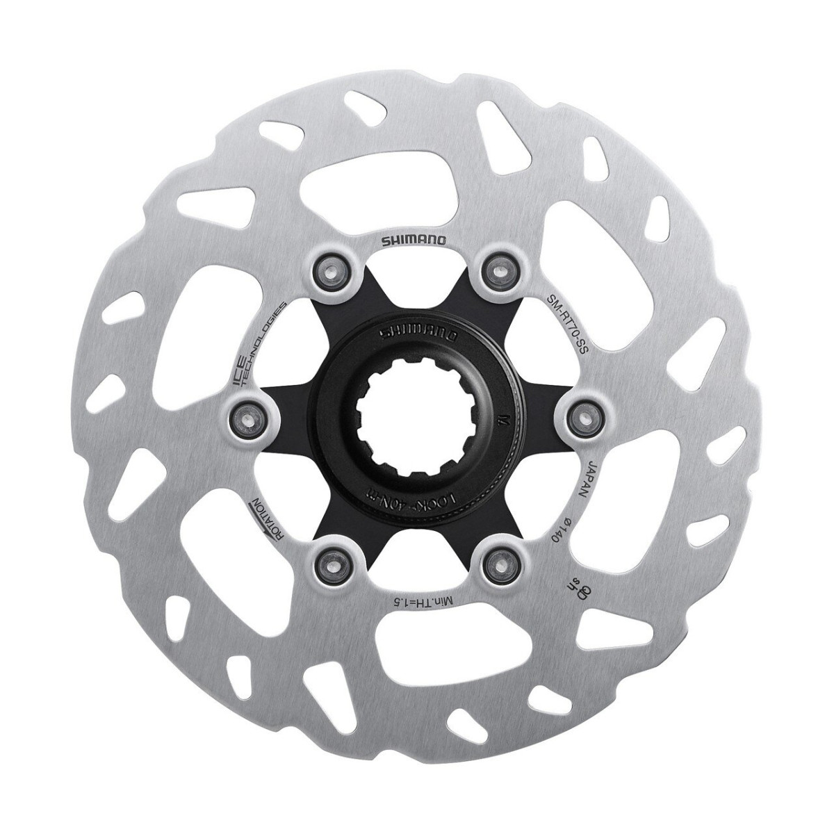 Shimano SLX SM-RT70 Center-Lock disku bremžu rotors | ārējais zobojums