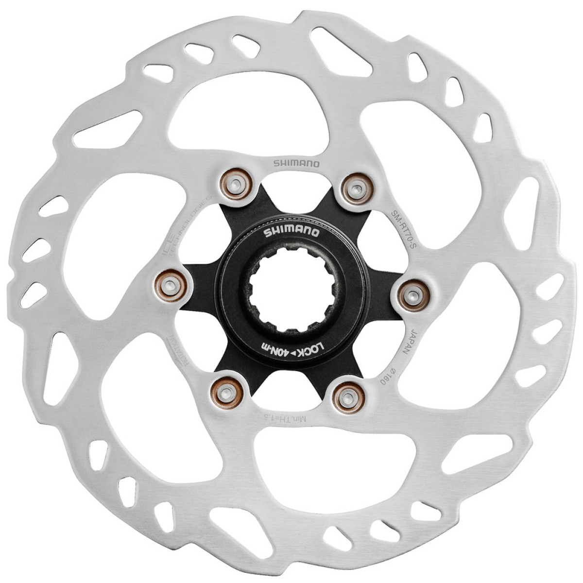 Shimano SLX SM-RT70 Center-Lock disku bremžu rotors | iekšējais zobojums