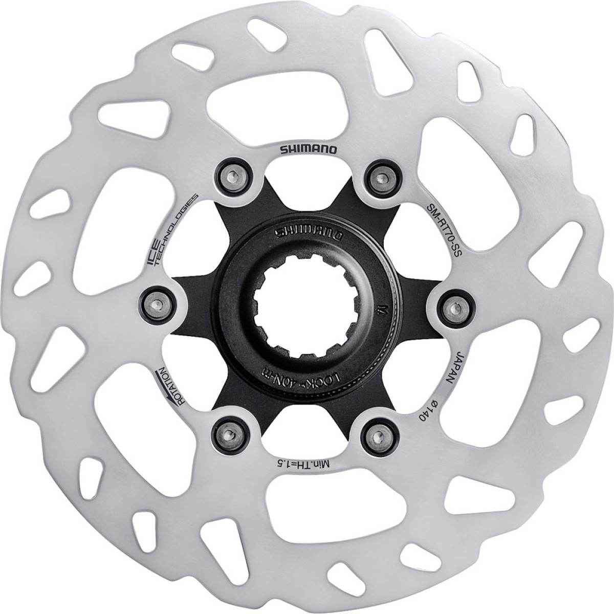 Shimano SLX SM-RT70 Center-Lock disku bremžu rotors | ārējais zobojums