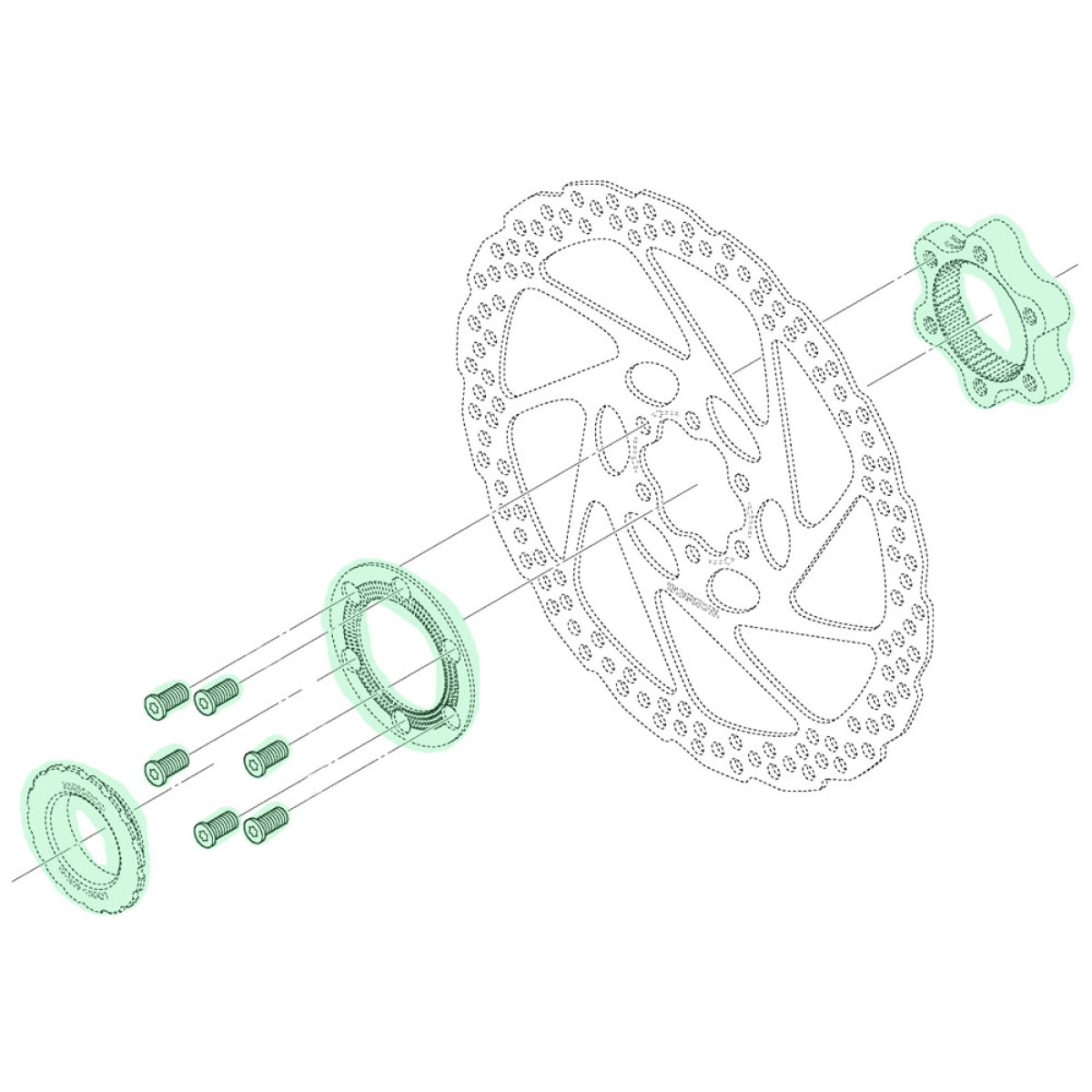 Shimano SM-RTAD05 centrālais fiksatora adapteris