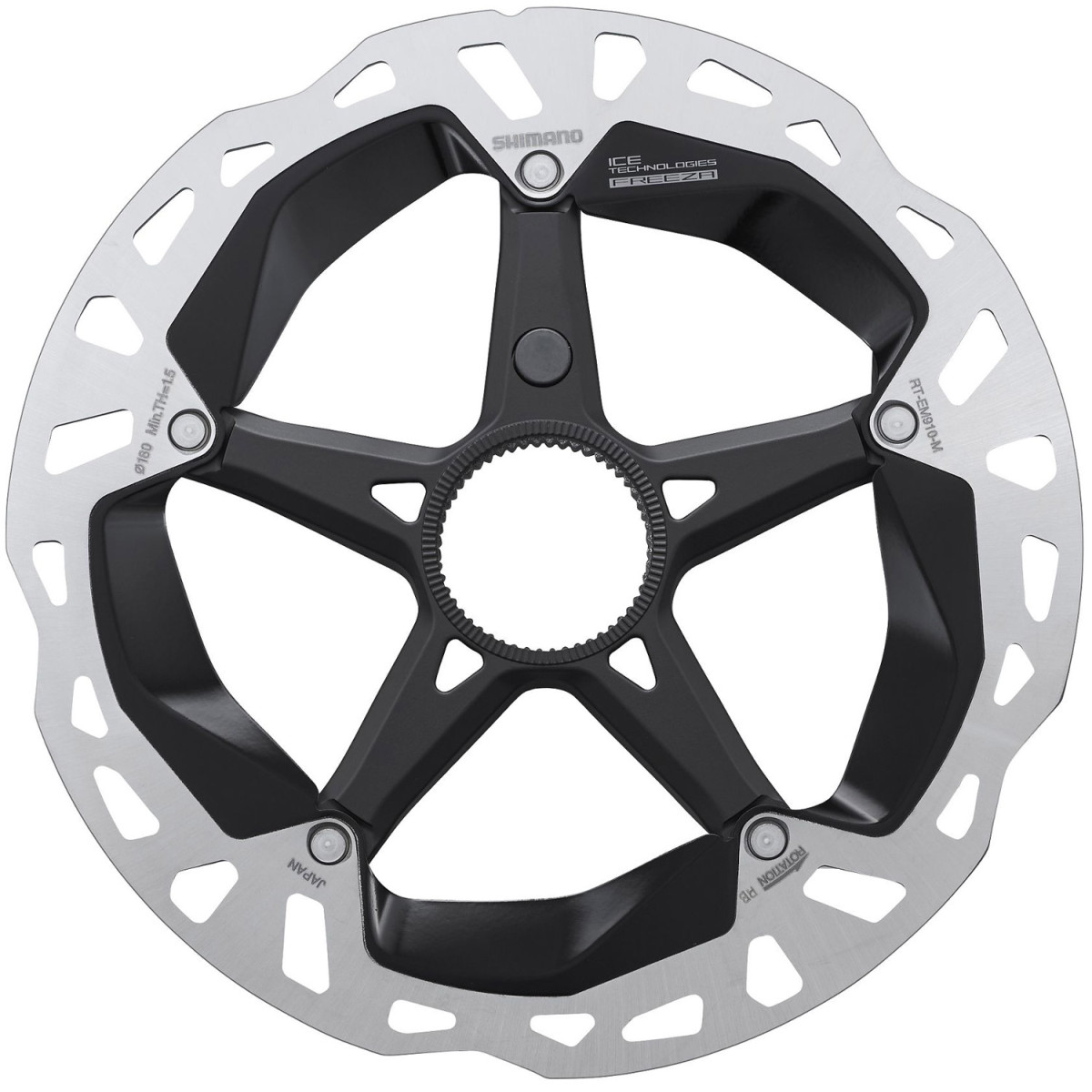 Shimano STePS RT-EM910 Ice-Tech Freeza Center-Lock disku bremžu rotors | iekšējais zobojums