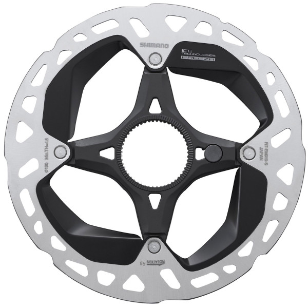 Shimano STePS RT-EM910 Ice-Tech Freeza Center-Lock disku bremžu rotors | ārējais zobojums Shimano STePS RT-EM910 Ice-Tech Freeza Center-Lock disku bremžu rotors | ārējais zobojums