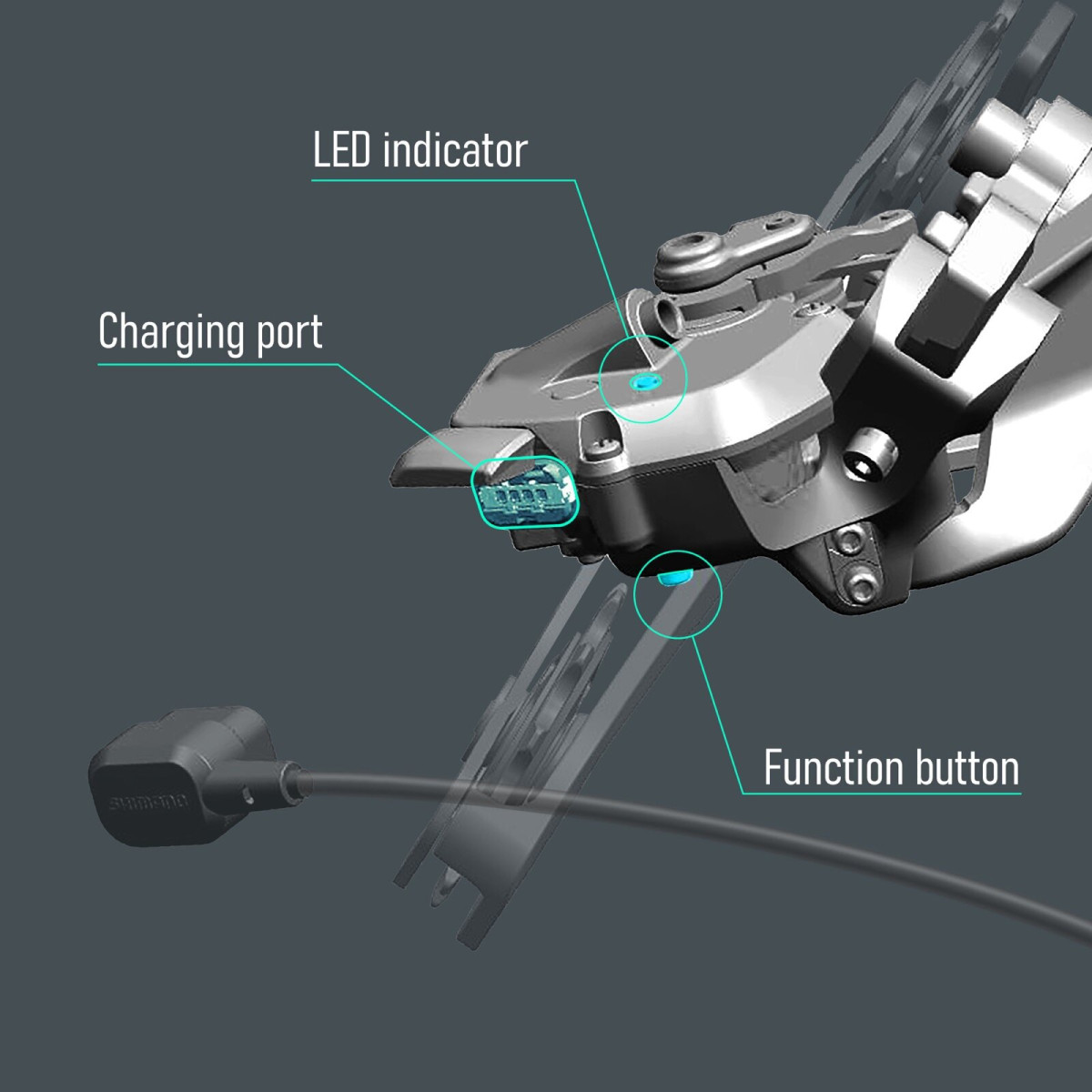 Shimano Ultegra Di2 RD-R8150 aizmugurējais pārslēdzējs | 12 ātrumu | 6th Group