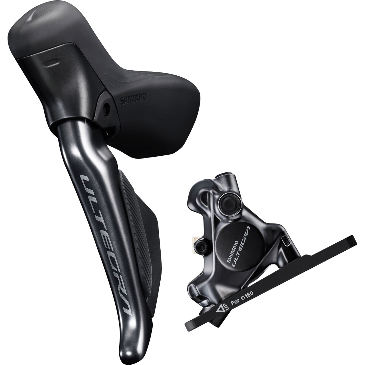 Shimano Ultegra Di2 ST-R8170 pārslēdzēju/bremžu rokturu komplekts ar BR-R8170 suports | 2 ātrumi | Kreisais | Priekšējais