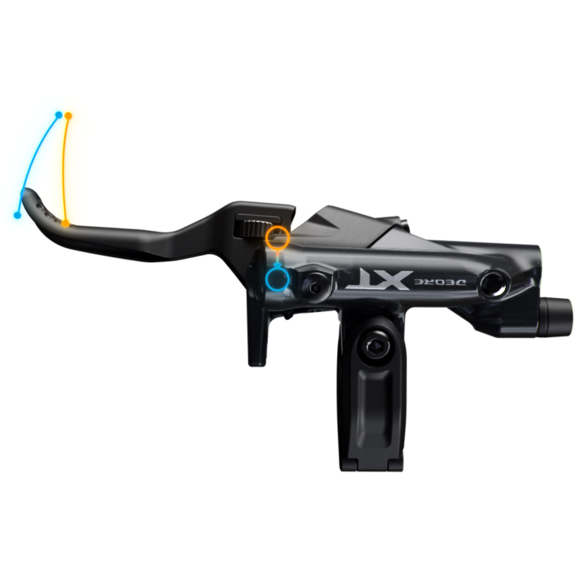 Shimano XT BL-M8200 hidrauliskā disku bremžu sviru | Left | Front