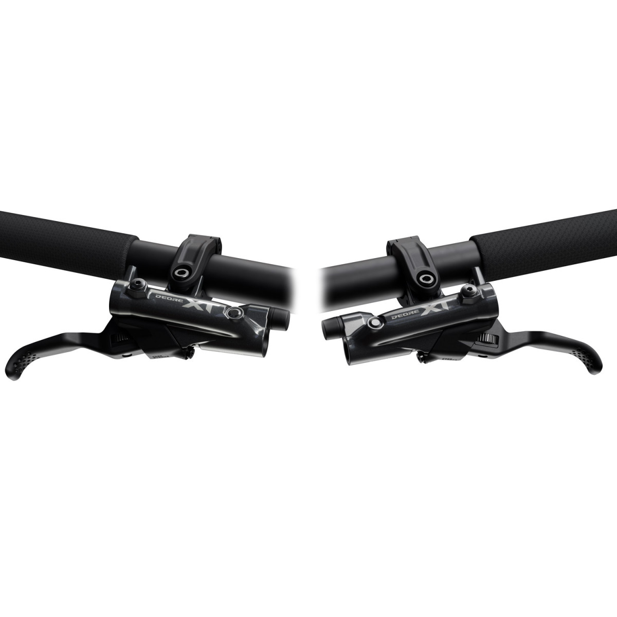 Shimano XT BL-M8200 hidrauliskās disku bremžu sviras ar BR-M8200 suportiem | Left+Right | Front+Rear