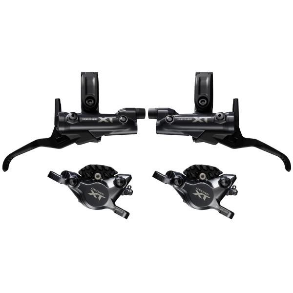 Shimano XT BL-M8200 hidrauliskās disku bremžu sviras ar BR-M8200 suportiem | Left+Right | Front+Rear Shimano XT BL-M8200 hidrauliskās disku bremžu sviras ar BR-M8200 suportiem | Left+Right | Front+Rear
