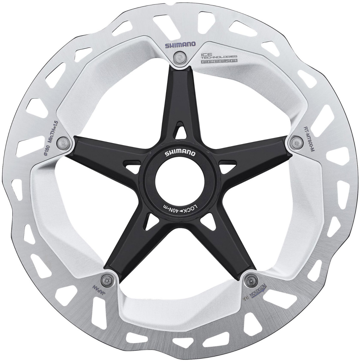 Shimano XT RT-MT800 Center-Lock disku bremžu rotors | iekšējais zobojums