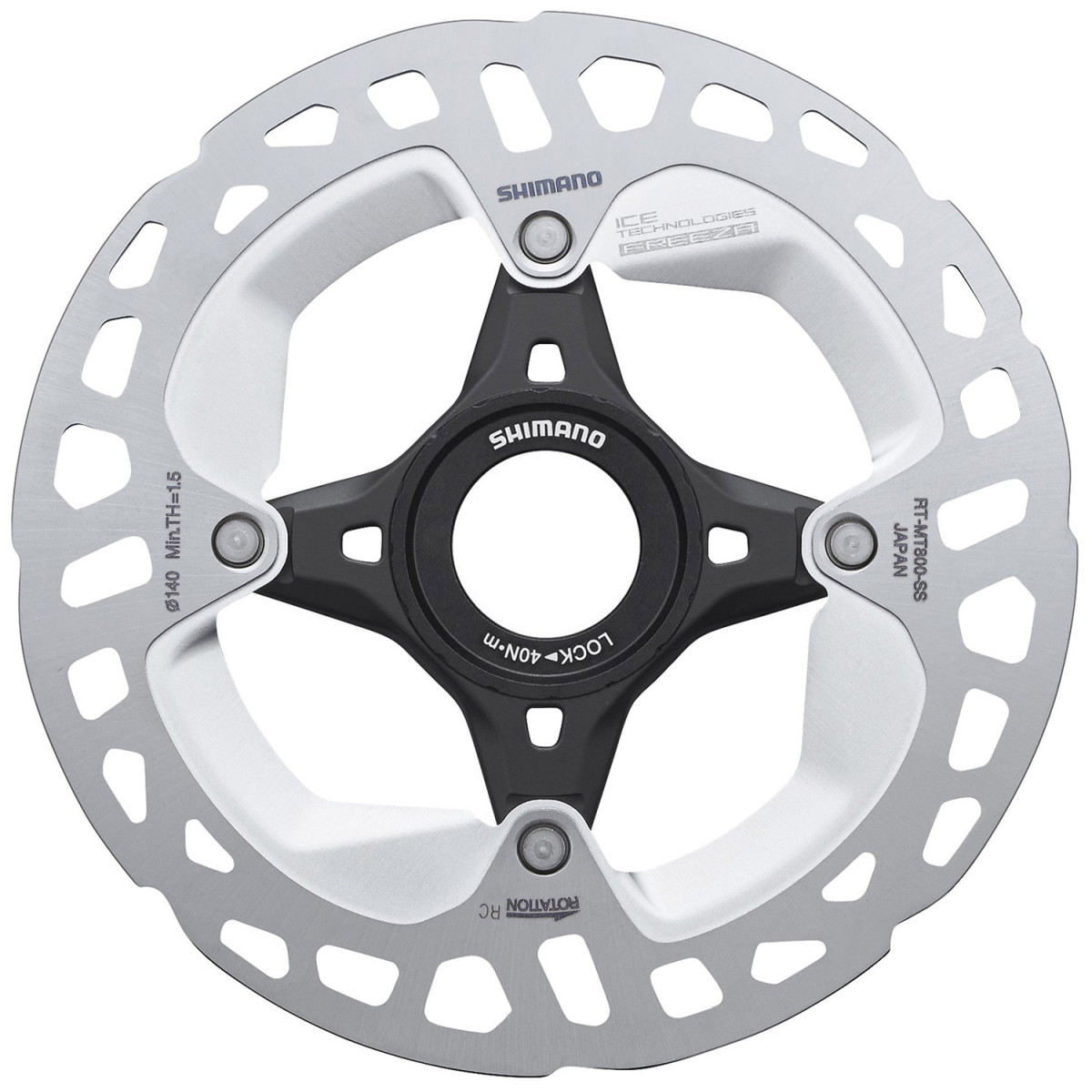 Shimano XT RT-MT800 Center-Lock disku bremžu rotors | iekšējais zobojums