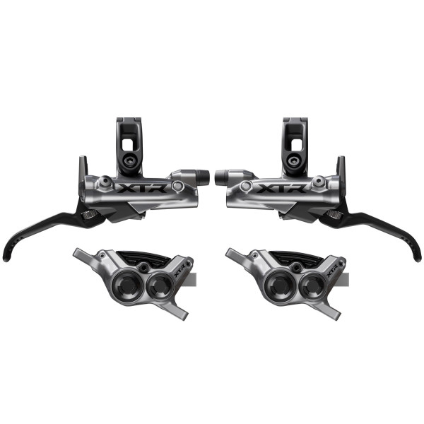 Shimano XTR BL-M9220 hidrauliskās disku bremžu sviras ar BR-M9220 suportiem | Left+Right | Front+Rear