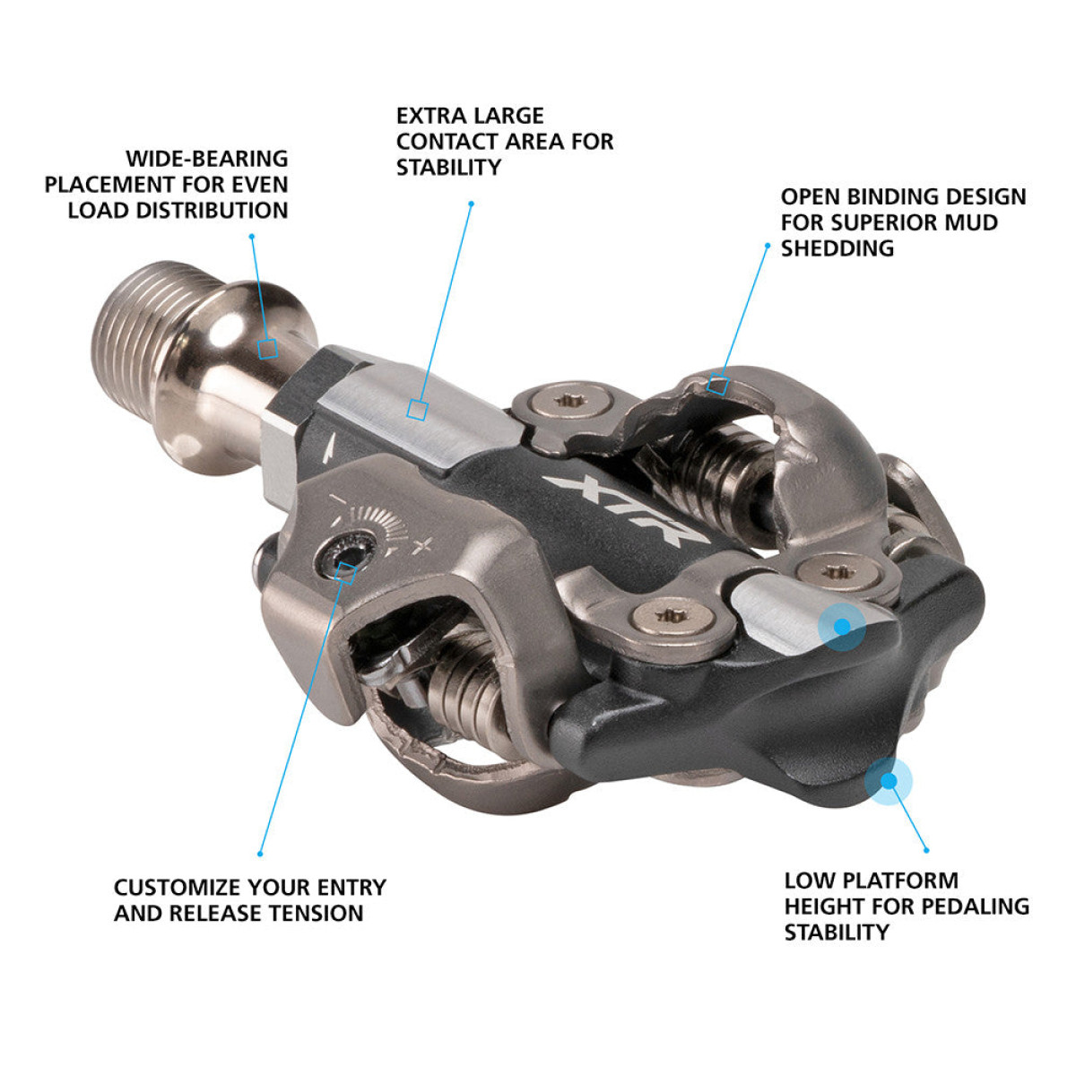 Shimano XTR PD-M9100 pedāļi (standarta)