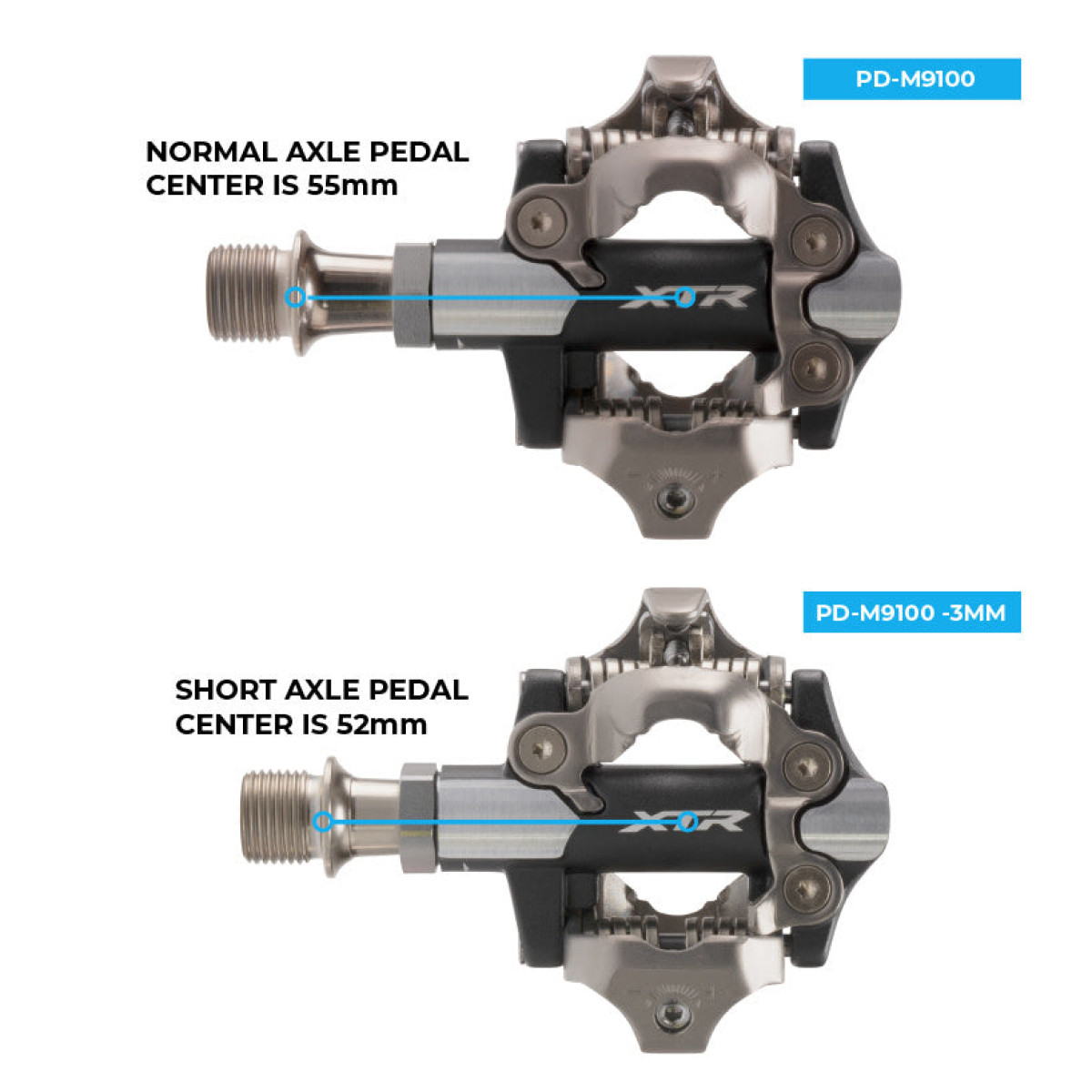 Shimano XTR PD-M9100 pedāļi (standarta)