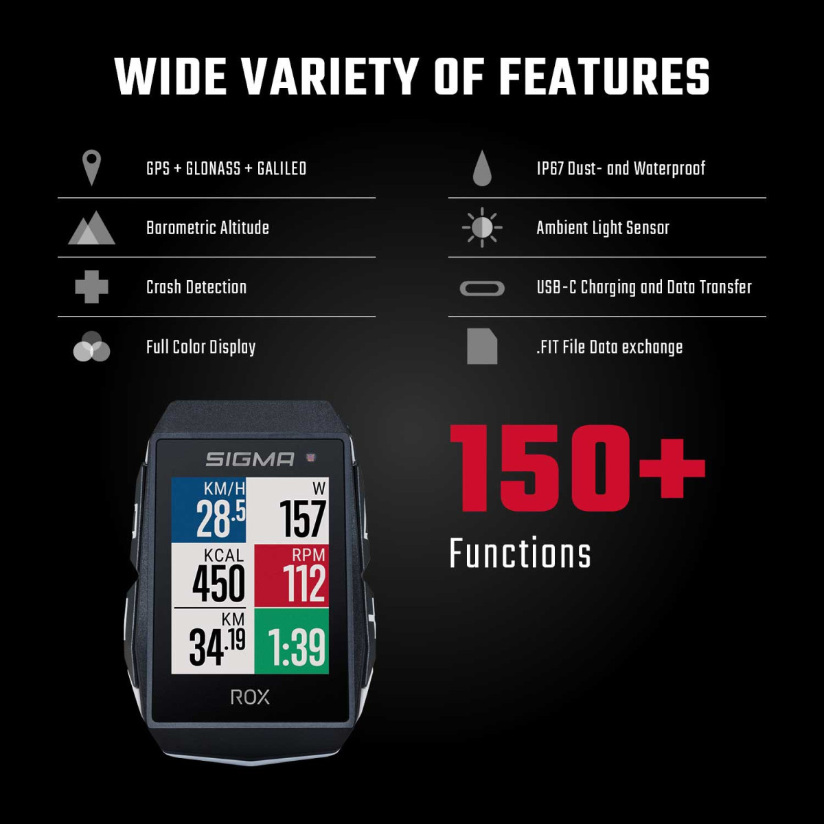 Sigma Sport ROX 11.1 Evo GPS dators | Balts