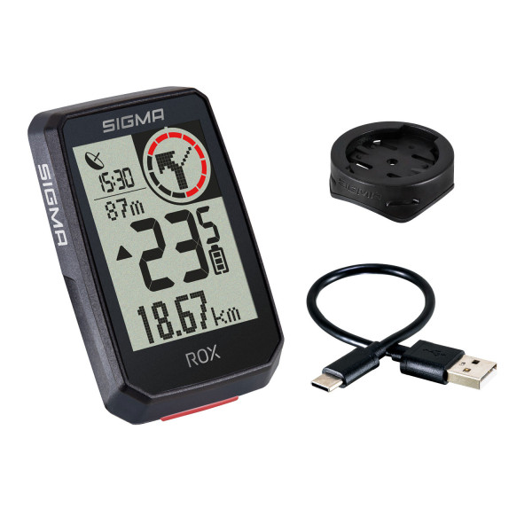 Sigma Sport ROX 2.0 GPS velo dators | Melns Sigma Sport ROX 2.0 GPS velo dators | Melns