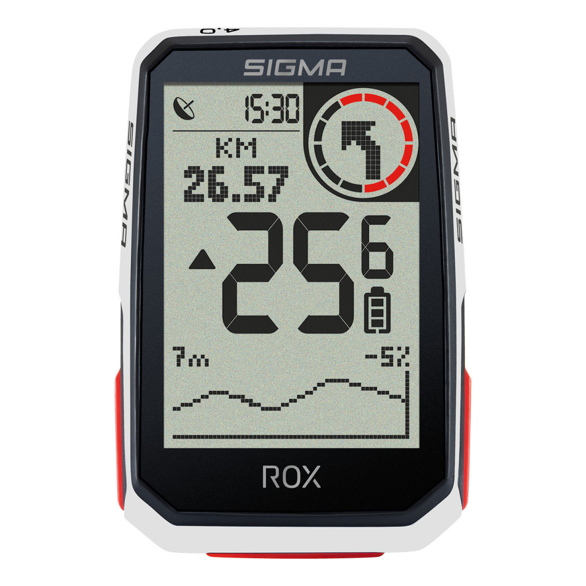 Sigma Sport ROX 4.0 GPS dators | Balts