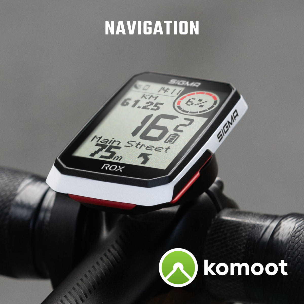 Sigma Sport ROX 4.0 GPS dators | Balts