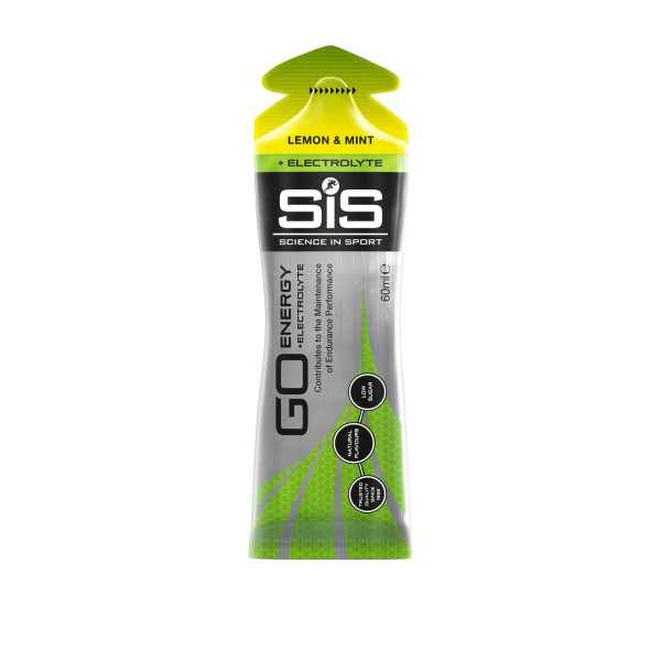SIS Go Energy + elektrolītu enerģijas želeja | 60ml | Citrons un piparmētra