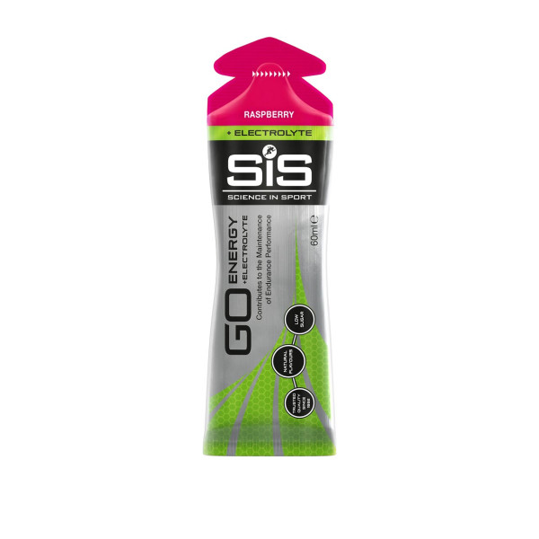 SIS Go Energy + elektrolītu enerģijas želeja | 60ml | Aveņu