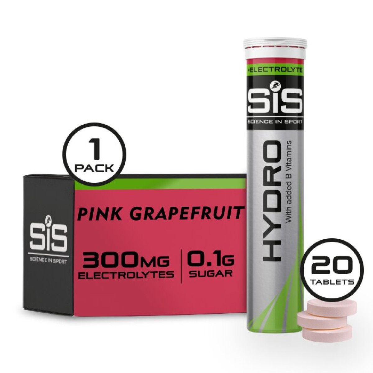SIS Go Hydro tabletes | Rozā greipfrūti