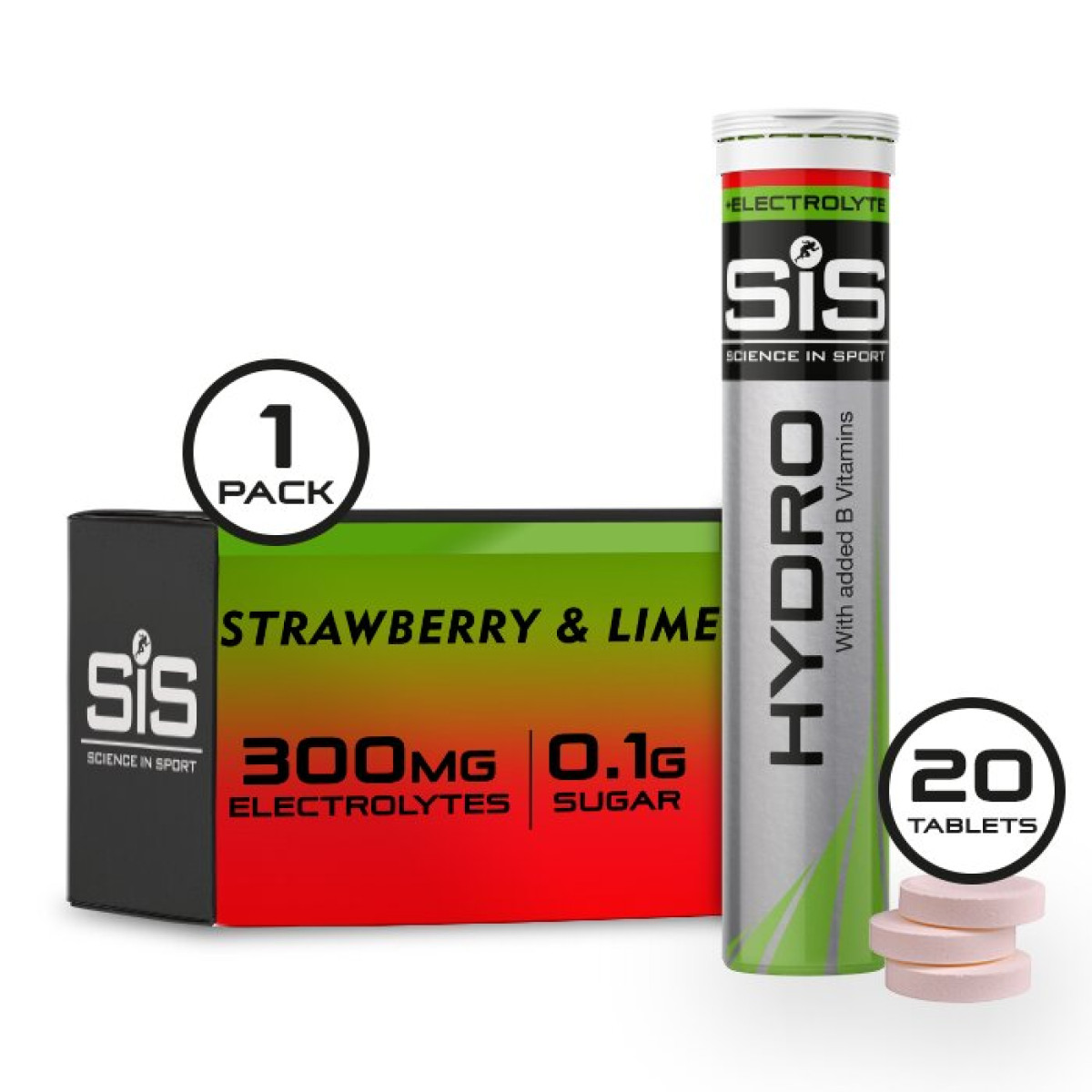 SIS Go Hydro tabletes | Strawberry Lime