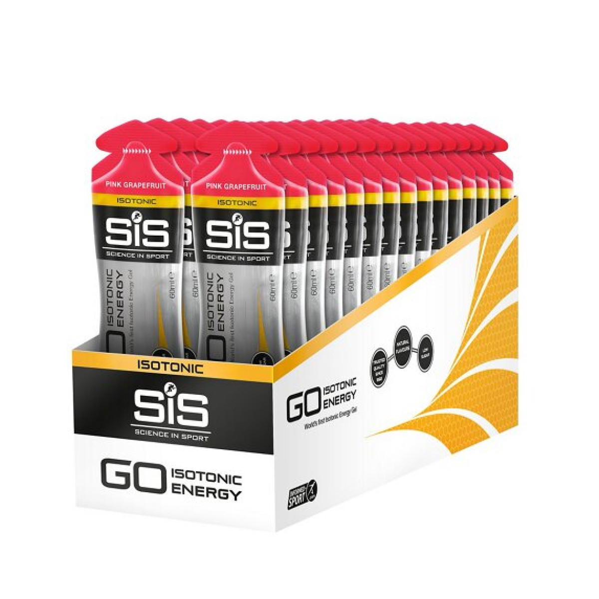 SIS Go Isotonic Energy Gel | 60ml | Rozā greipfrūts