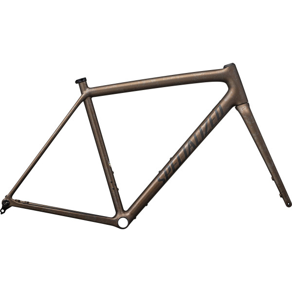 Specialized Crux 10r rāmis | Burnt Gold Metallic - Black Pearl Dry Impasto Specialized Crux 10r rāmis | Burnt Gold Metallic - Black Pearl Dry Impasto