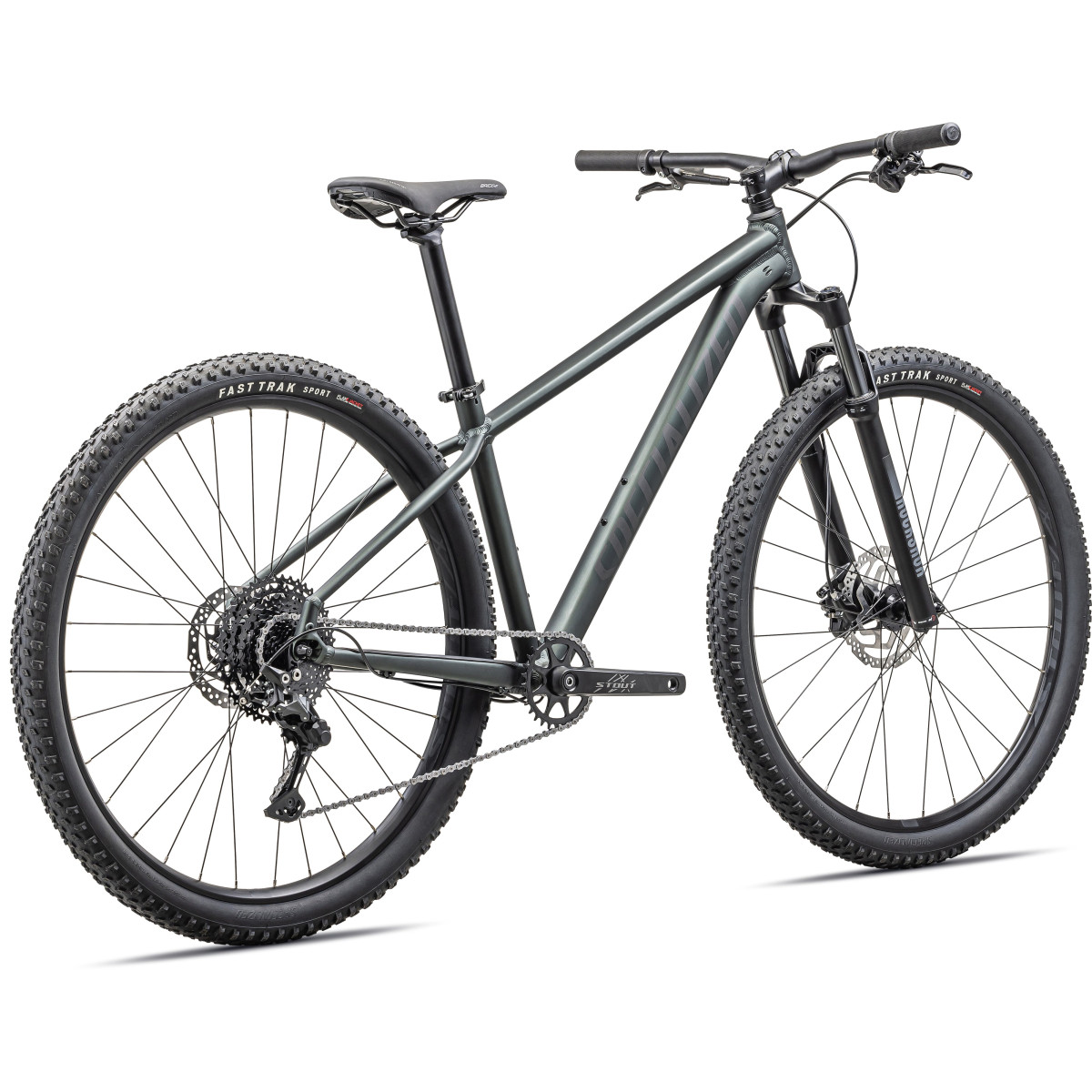 Specialized Rockhopper Comp 29" kalnu velosipēds | Satin Metallic Oak Green - Smoke