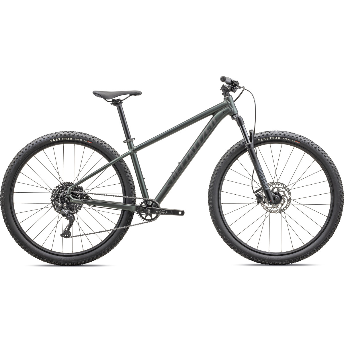 Specialized Rockhopper Comp 29" kalnu velosipēds | Satin Metallic Oak Green - Smoke