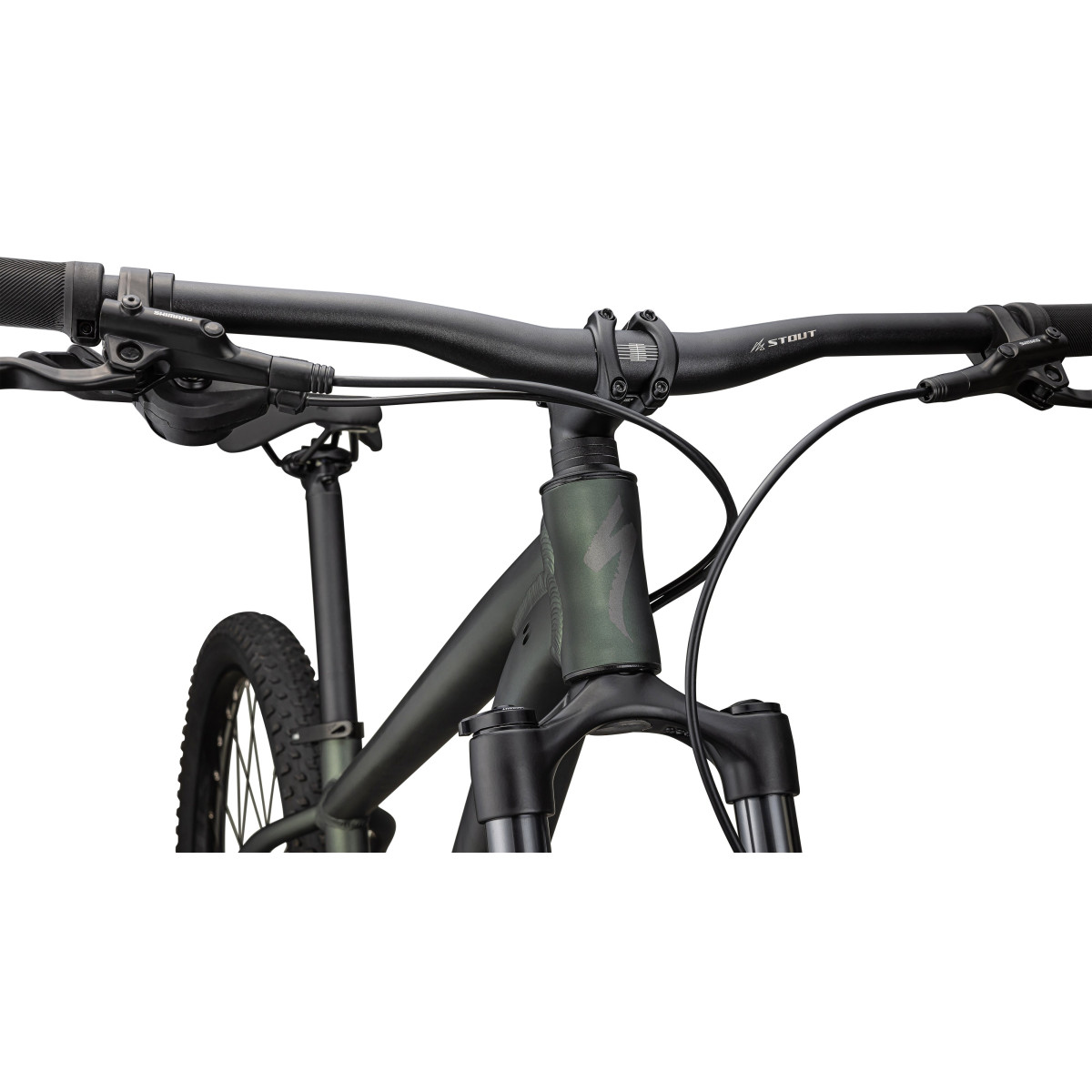 Specialized Rockhopper Comp 29" kalnu velosipēds | Satin Metallic Oak Green - Smoke