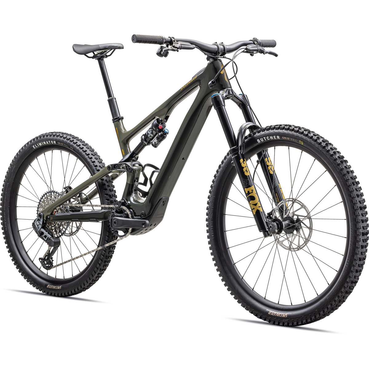 Specialized Turbo Levo SL Expert Carbon elektrovelosipēds | Gloss Dark Moss - Oak Green