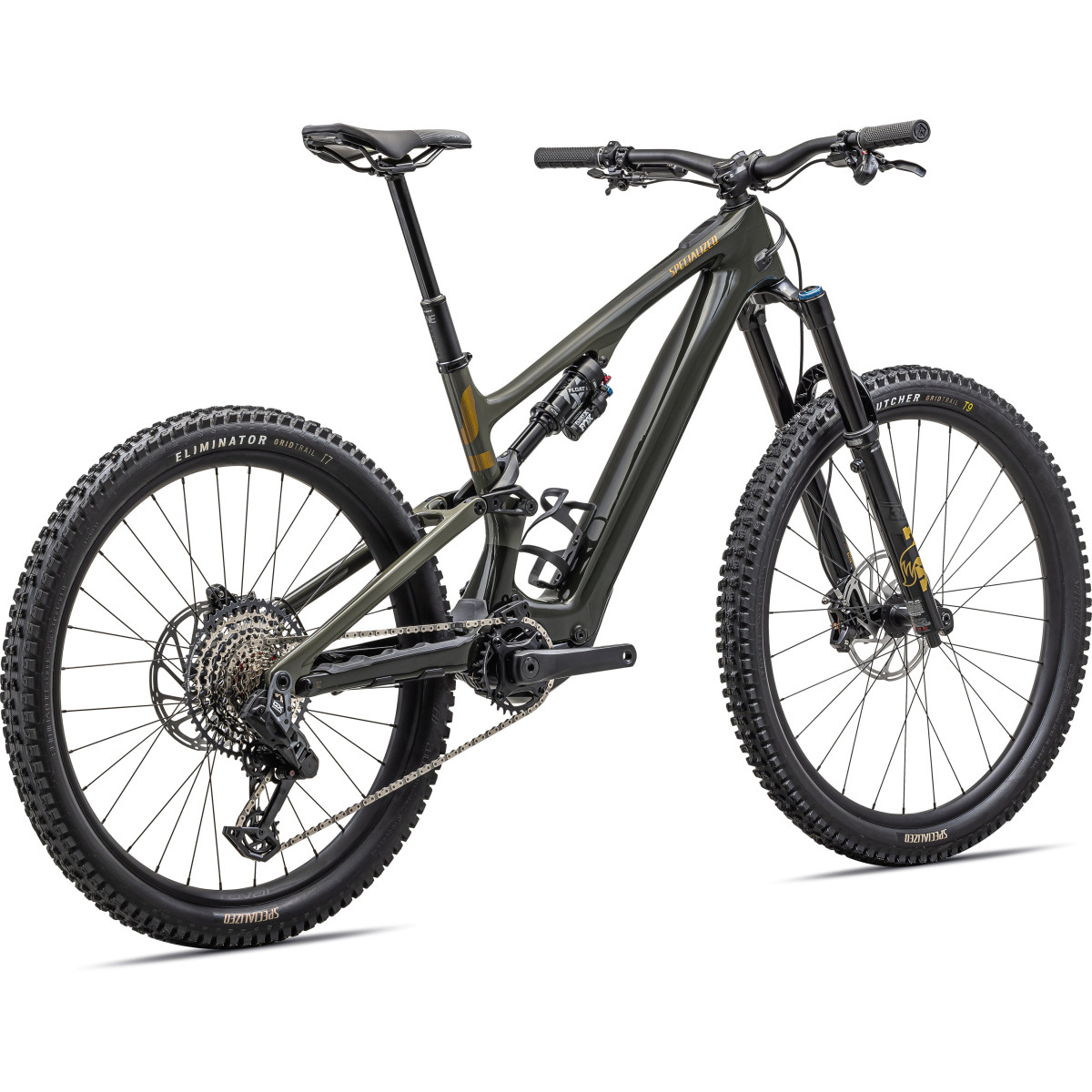 Specialized Turbo Levo SL Expert Carbon elektrovelosipēds | Gloss Dark Moss - Oak Green