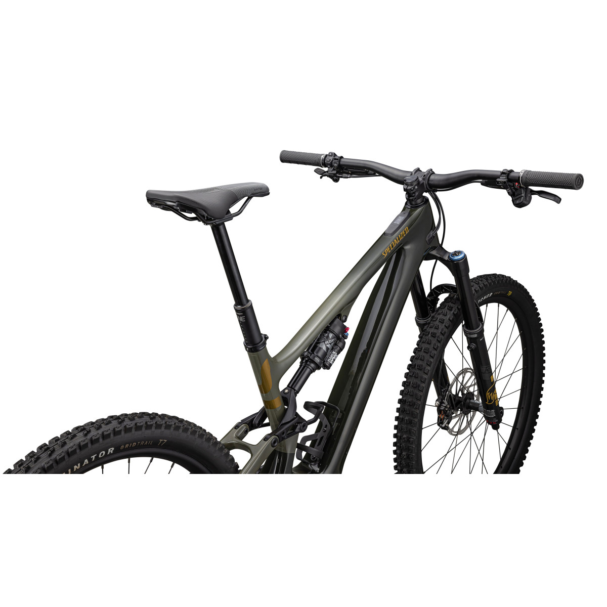 Specialized Turbo Levo SL Expert Carbon elektrovelosipēds | Gloss Dark Moss - Oak Green