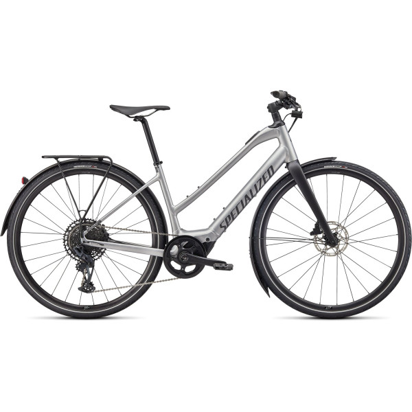 Specialized Turbo Vado SL 5.0 Step-Through EQ elektrovelosipēds | Matēts alumīnijs