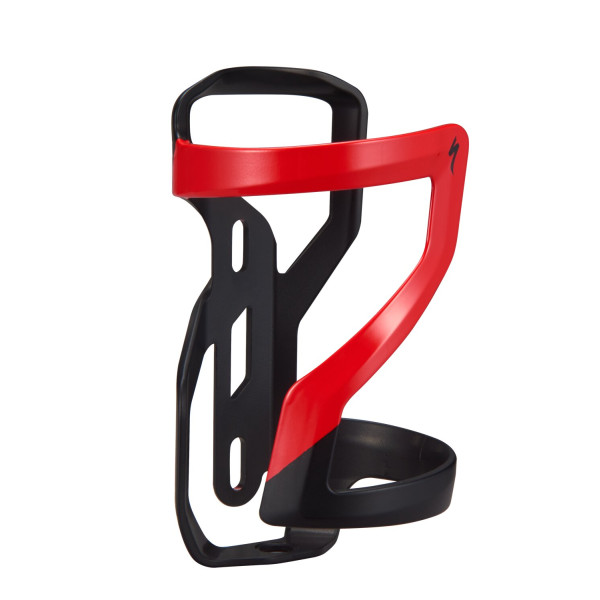 Specialized Zee II labās pudeles turētājs | Matēts melns - Flo Red